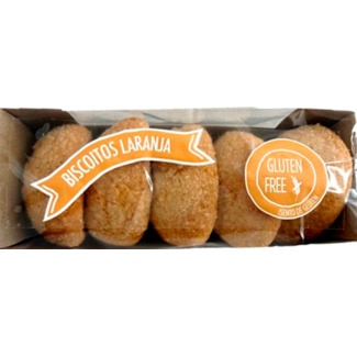 Biscoito de Laranja sem Glúten embalagem 110 g - Museu Do Pão