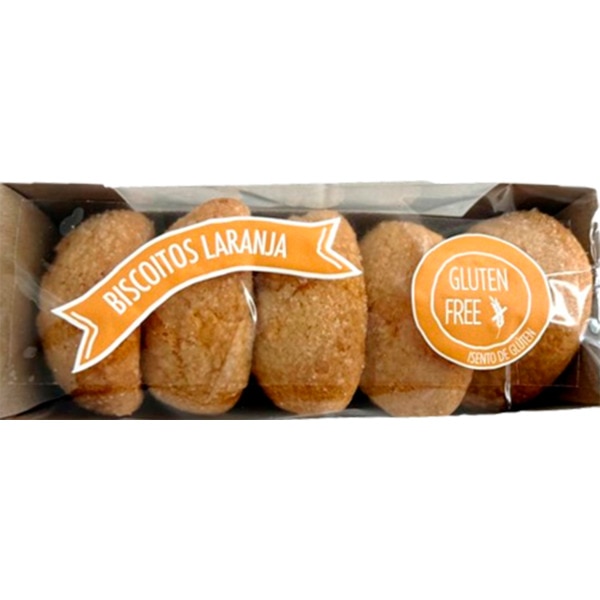 Biscoito de Laranja sem Glúten embalagem 110 g