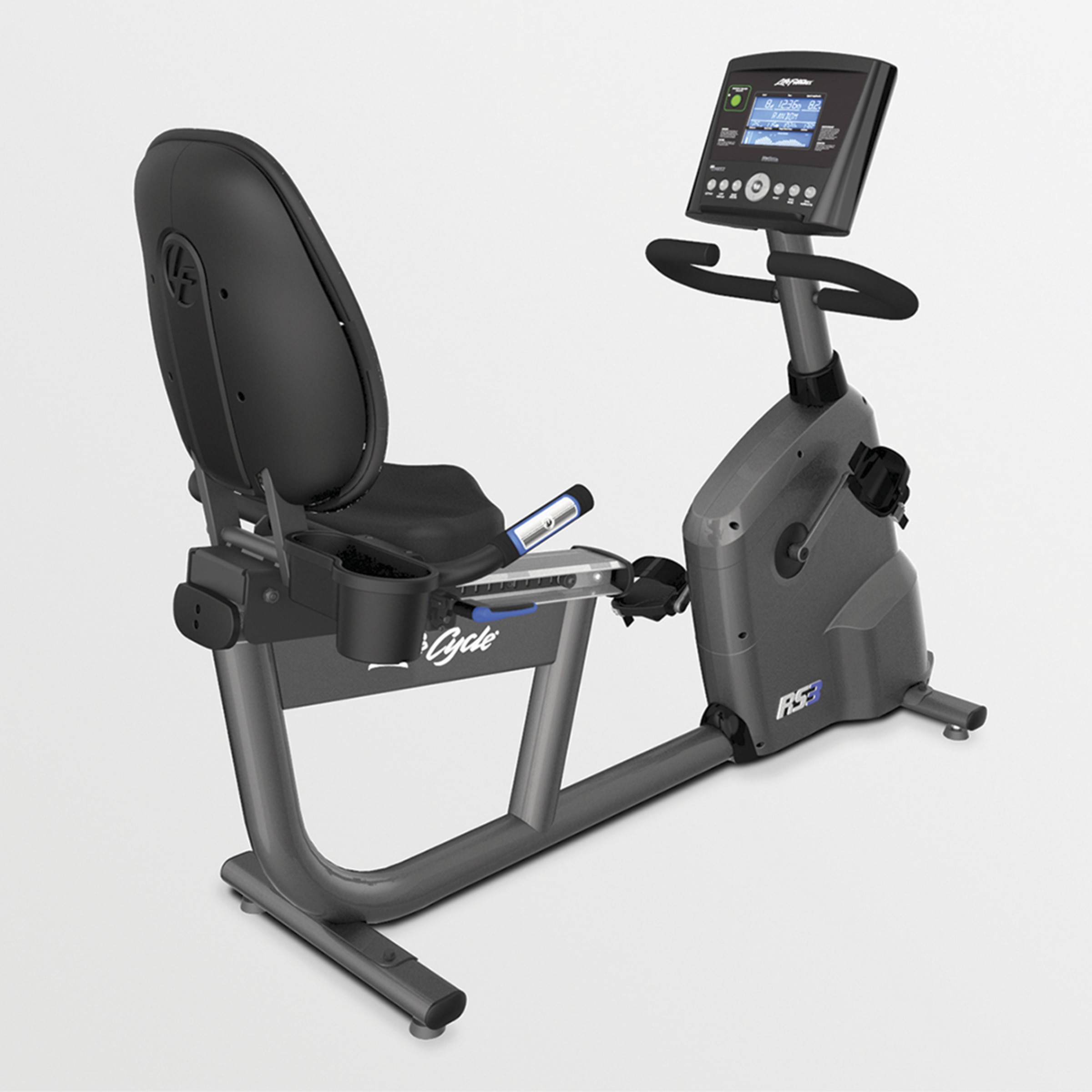 Imagen 0 de Bicicleta Reclinada Rs3 Go Life Fitness Titanium Silver