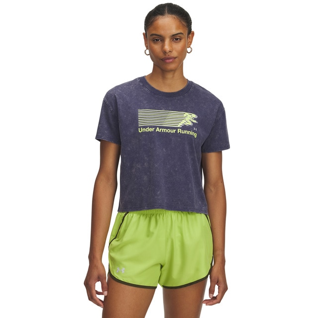 Imagem 0 de T-shirt de Mulher UA Run Graphic SS 2