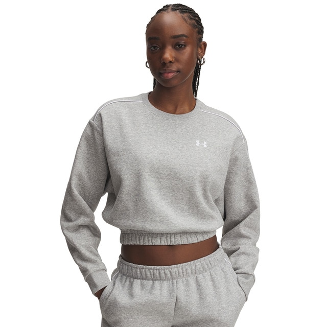 Imagem 0 de Sweatshirt de Mulher UA Rival Fleece Piped Crew