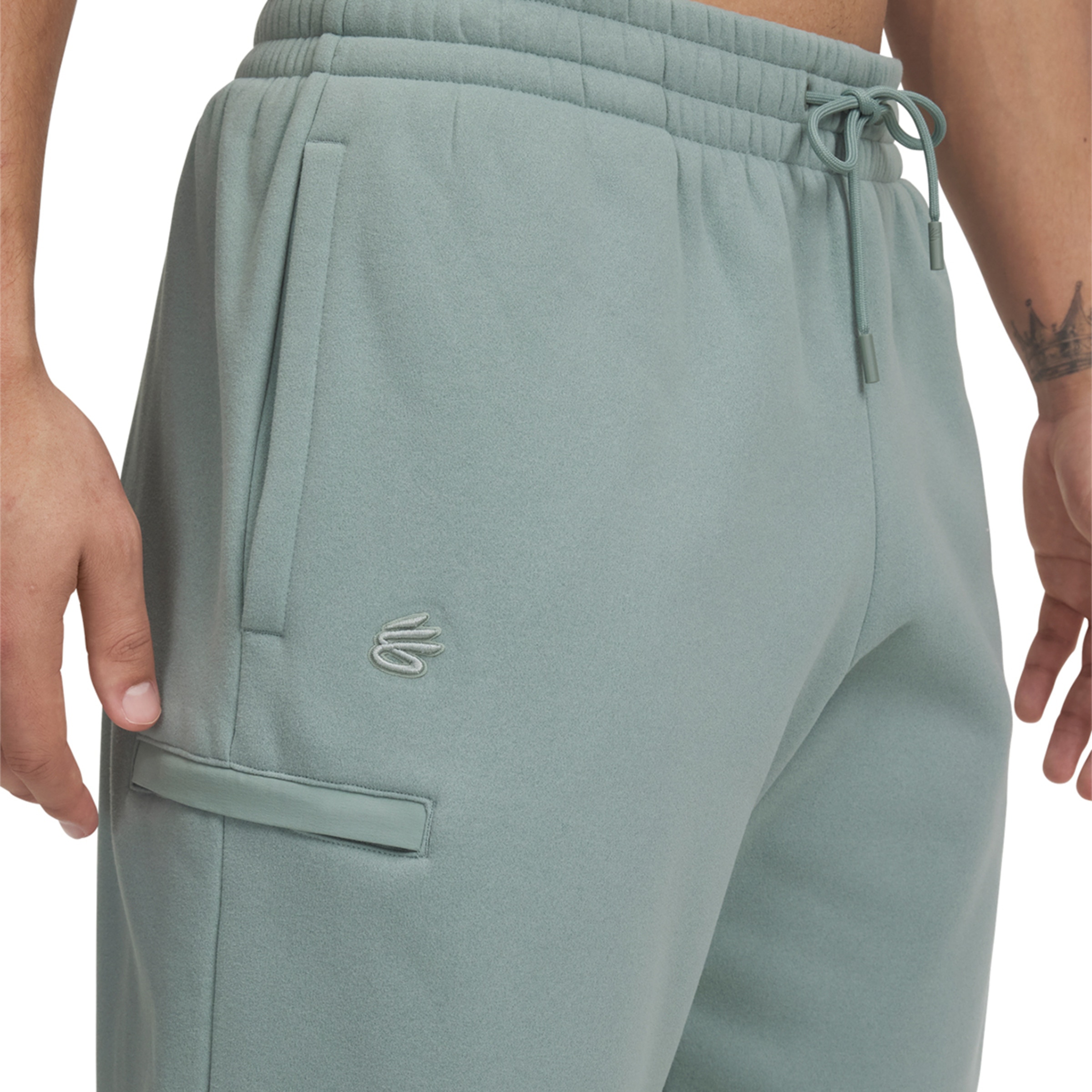 Calças de Homem Curry DNA Fleece Pant Verde-3