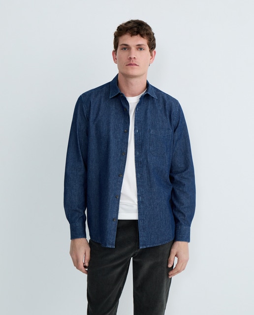 Imagen 0 de Camisa sport hombre heavy denim