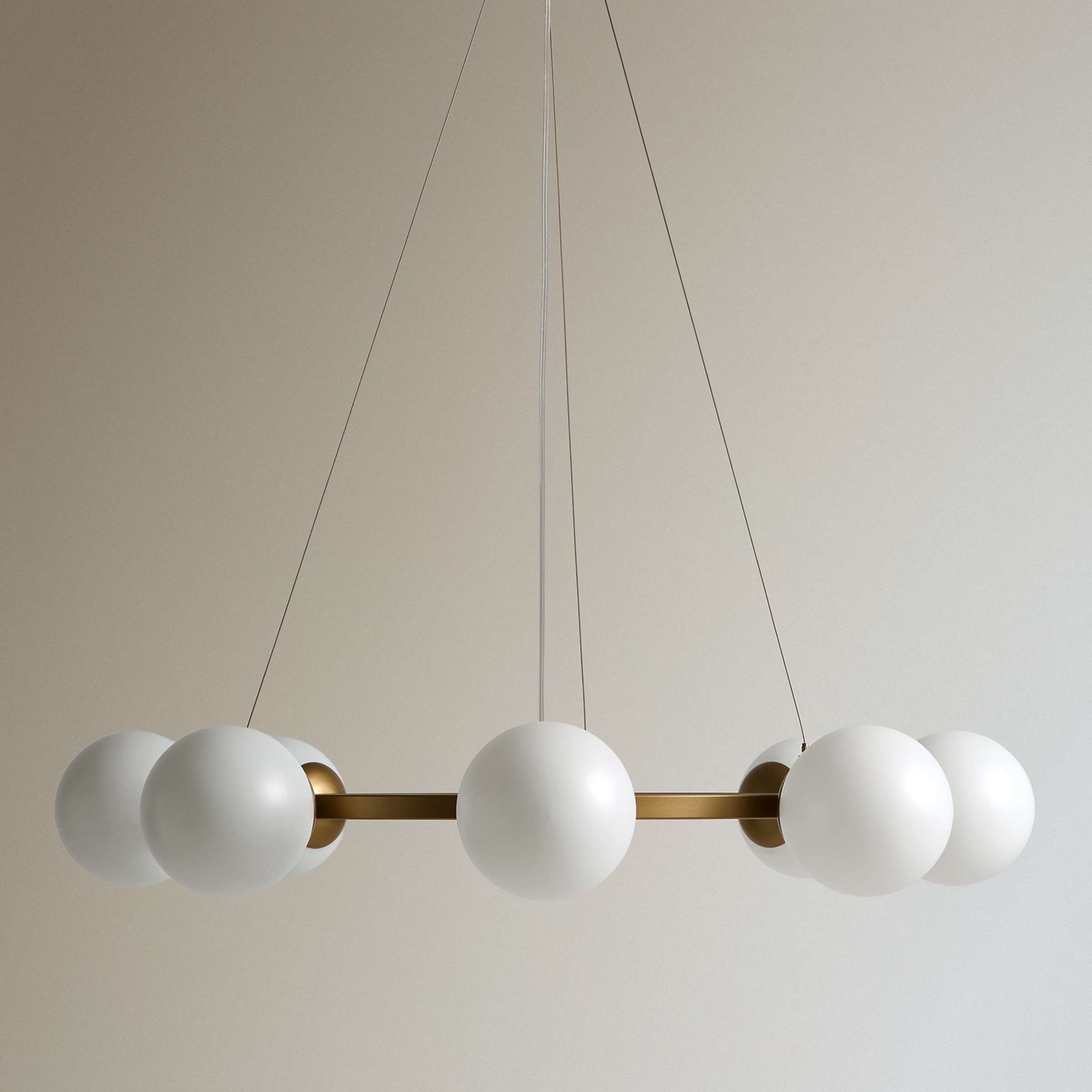 Candeeiro de Teto com 8 Bolas Loren Ouro-2
