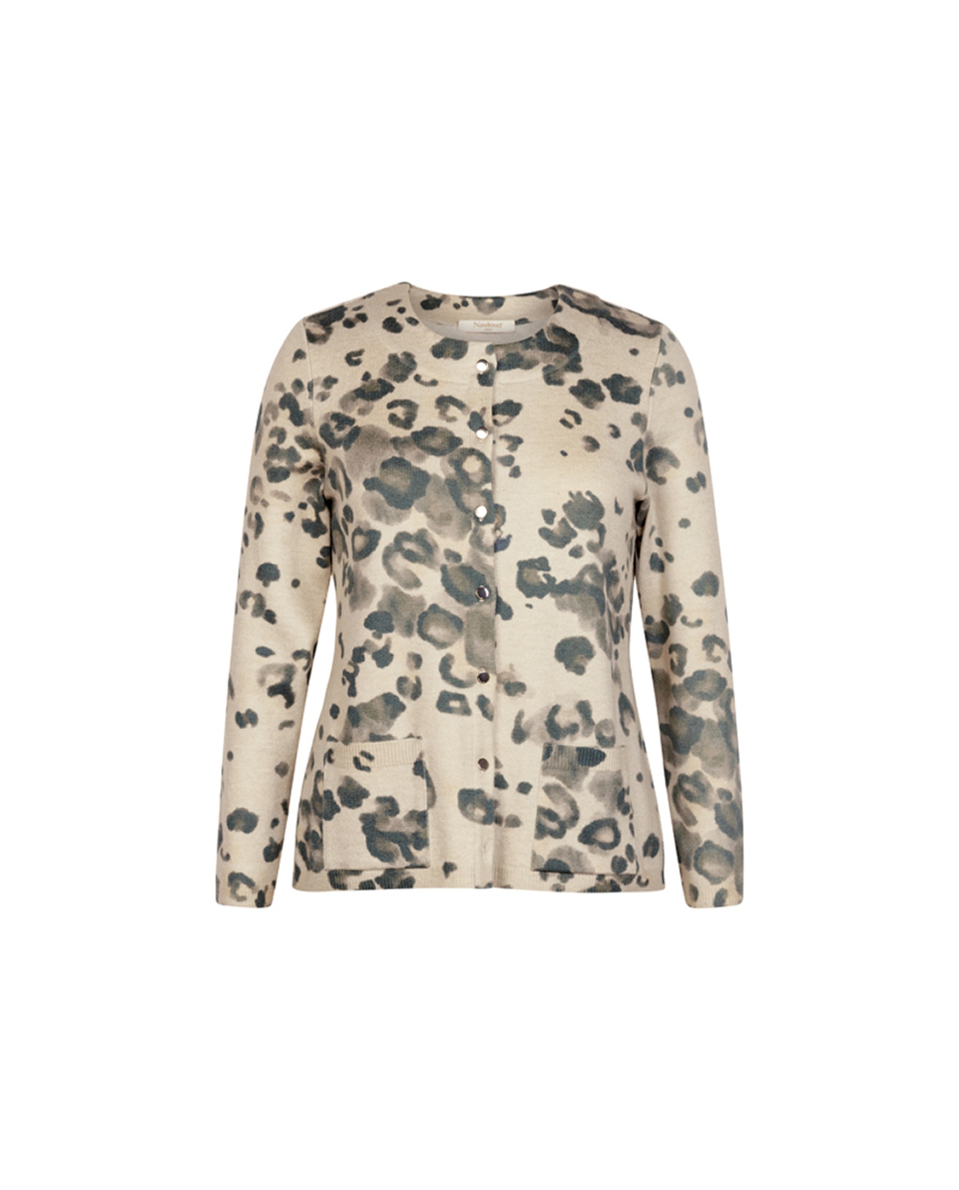 Conjunto de Malha com Animal Print Verde-9