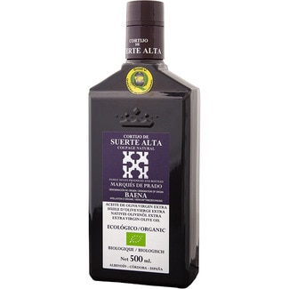 aceite de oliva virgen extra ecológico coupage natural DOP Baena botella 500 ml - Cortijo De Suerte Alta