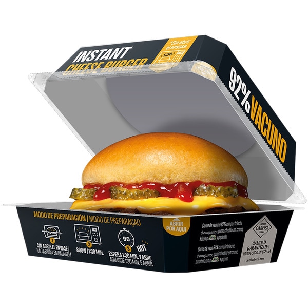 cheeseburger container 210 g