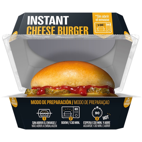 cheeseburger container 210 g