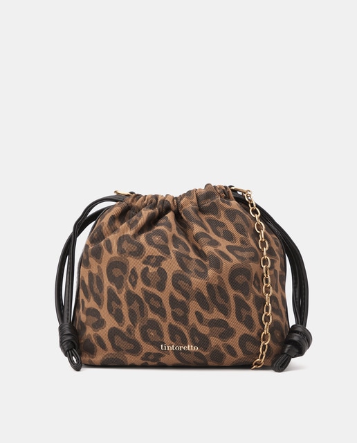 Imagem 0 de Mala Tipo Saco com Animal Print