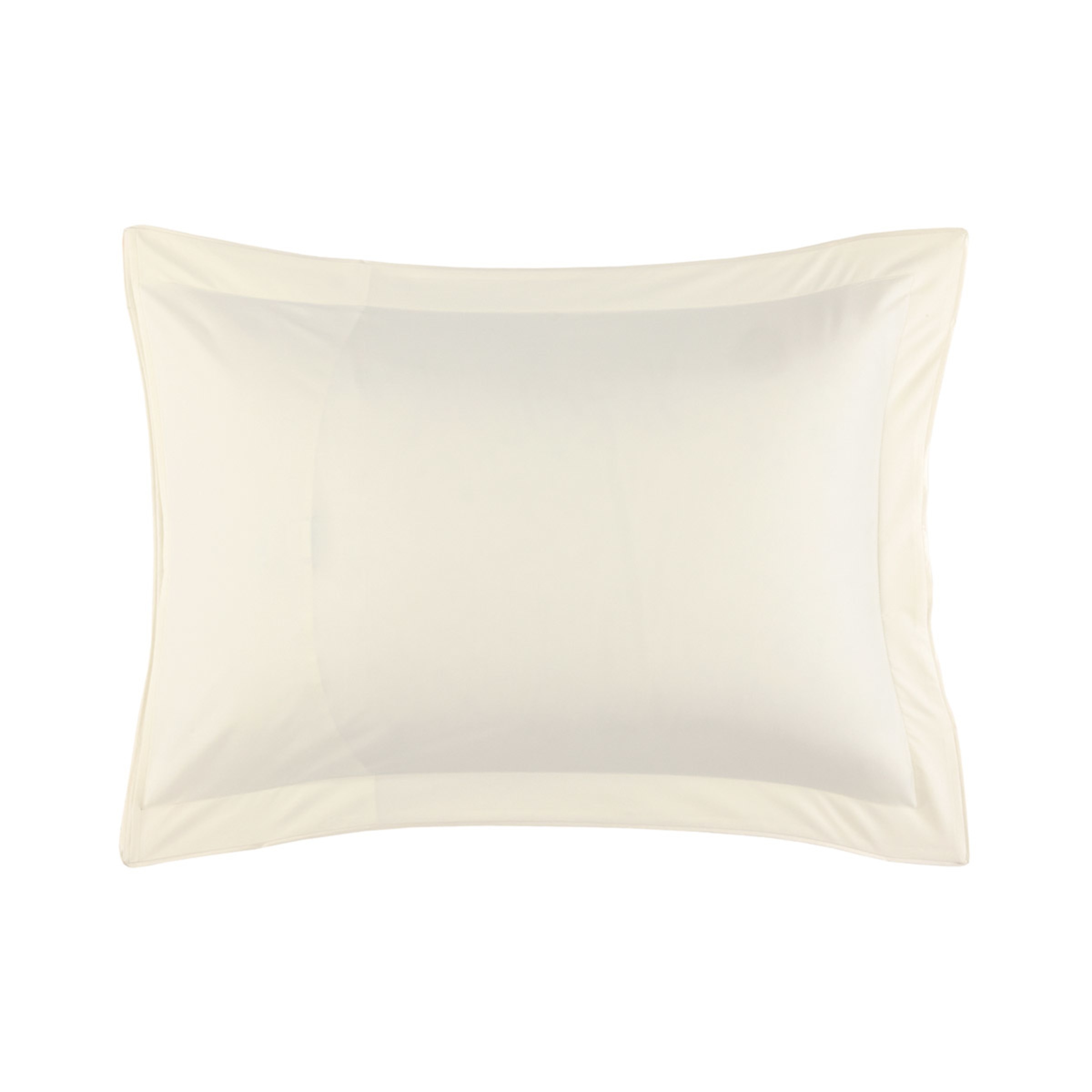 Funda de almohada algodón orgánico satén Leopard Yves Delorme Leche-2