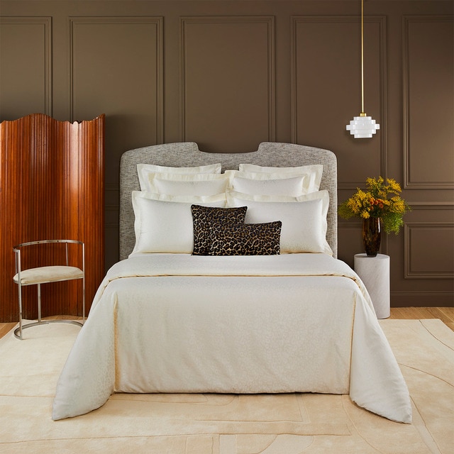 Imagen 0 de Funda nórdica algodón orgánico satén Leopard Yves Delorme