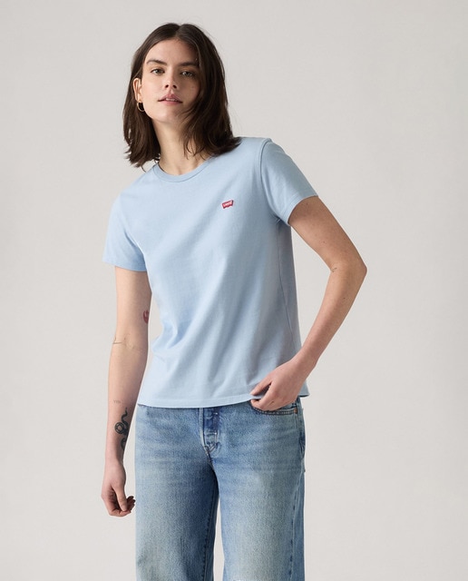 Imagem 0 de T-shirt de mulher com manga curta e decote redondo