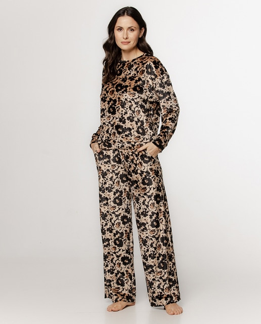 Imagem 0 de Pijama de Veludo com Estampado