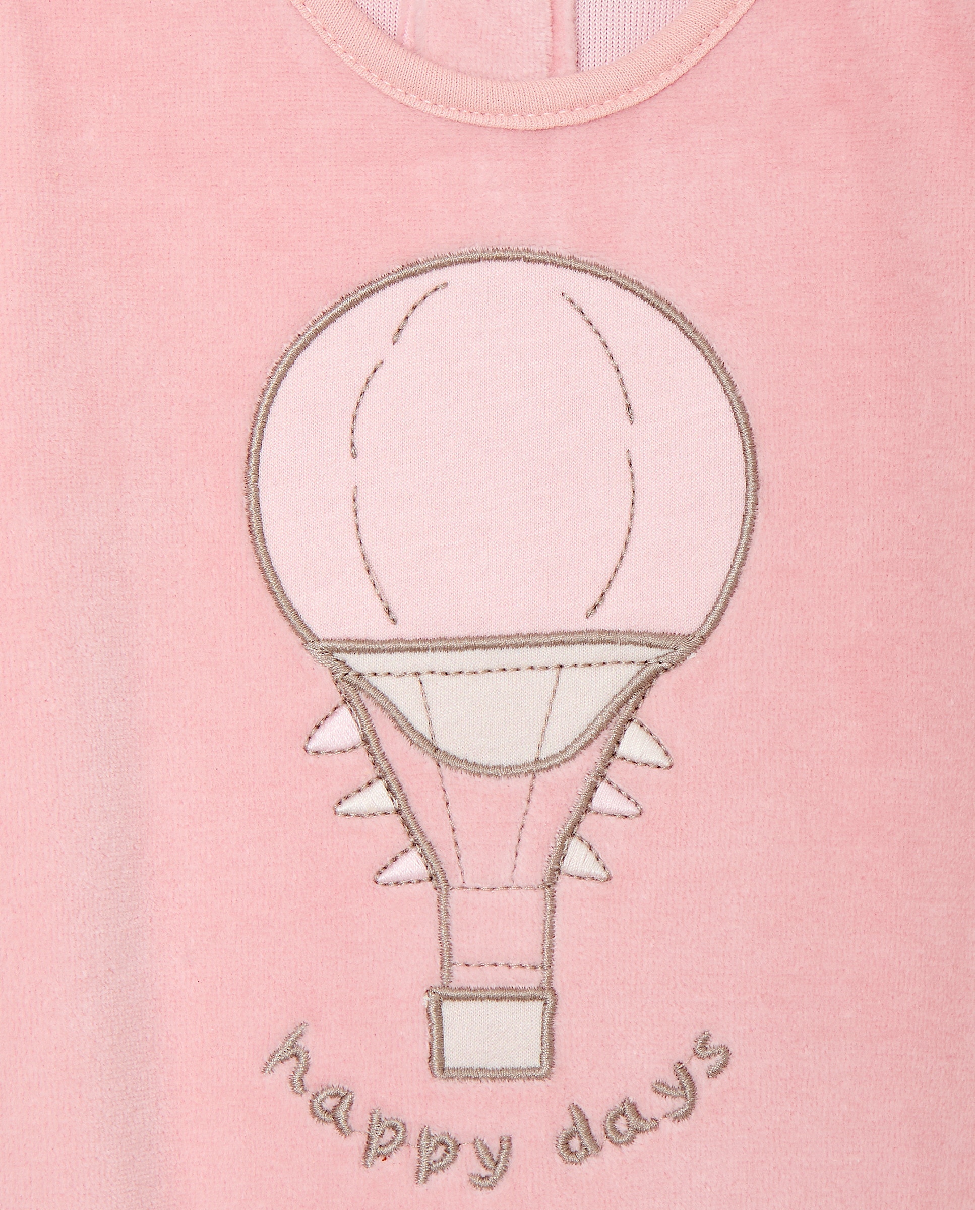 Babygrow Comprido de Bebé com Estampado de Fantasia Rosa-3