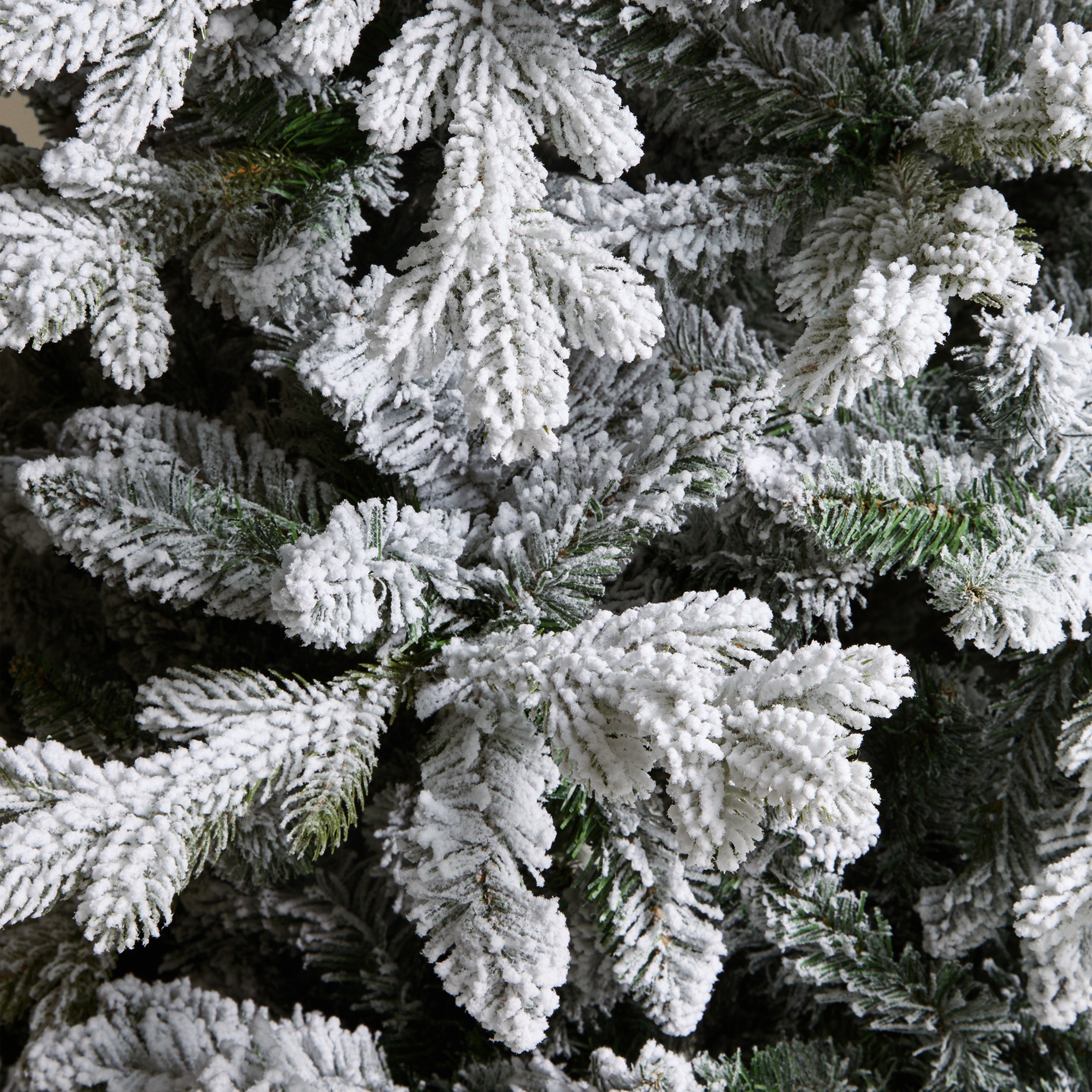 Árbol de suelo nevado Benós Navidad Blanco-3