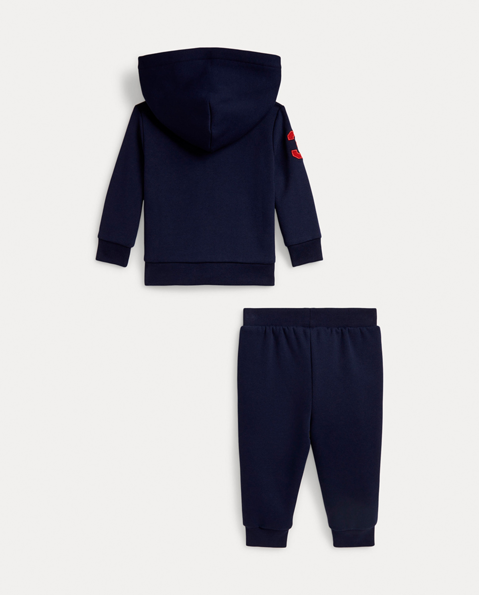 Conjunto de Felpa de Bebé com Big Pony Azul-marinho-2