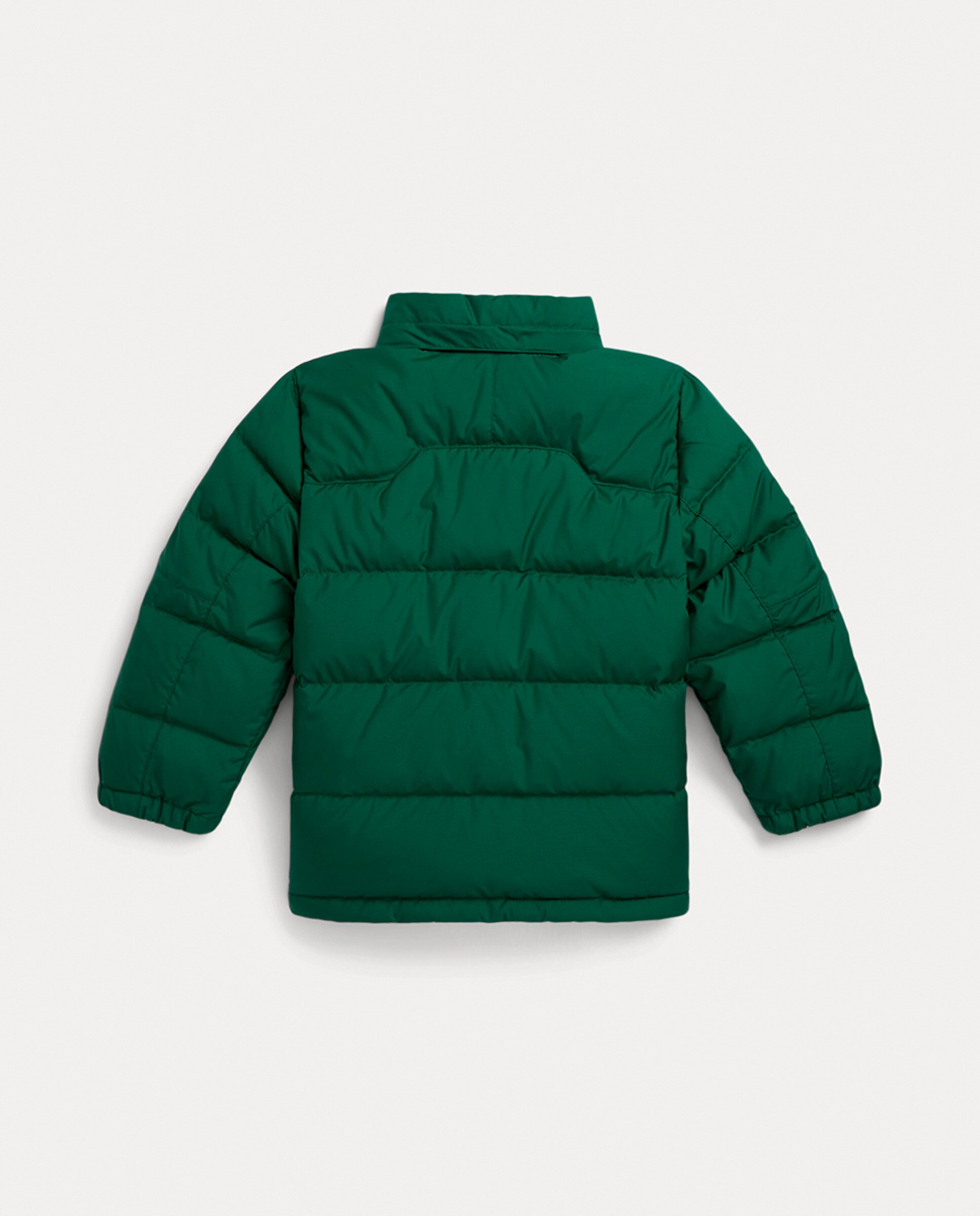 Blusão Acolchoado de Penugem Ripstop Verde-3