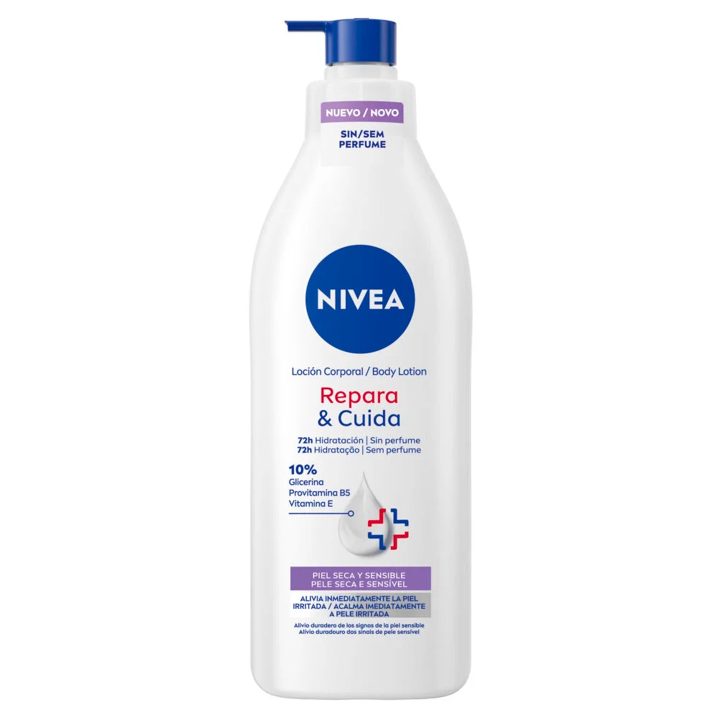 Loção de Corpo Repara & Cuida Sem Perfume embalagem 400 ml