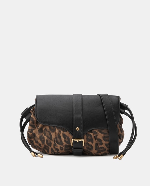 Imagem 0 de Mala a Tiracolo com Animal Print