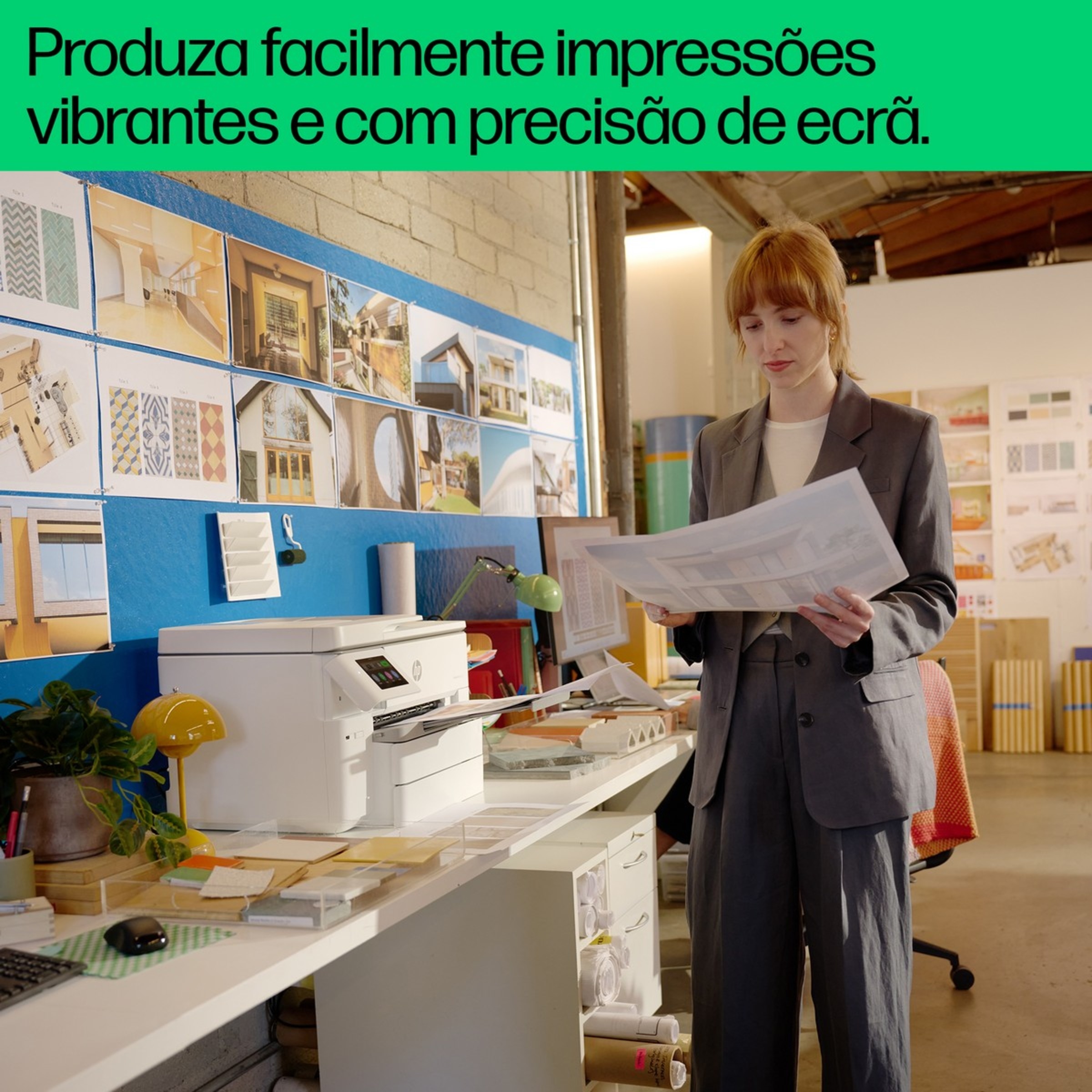 Impressora HP OfficeJet Pro 9730e Multifunções A3, fax digital, Wi-Fi Branco-7