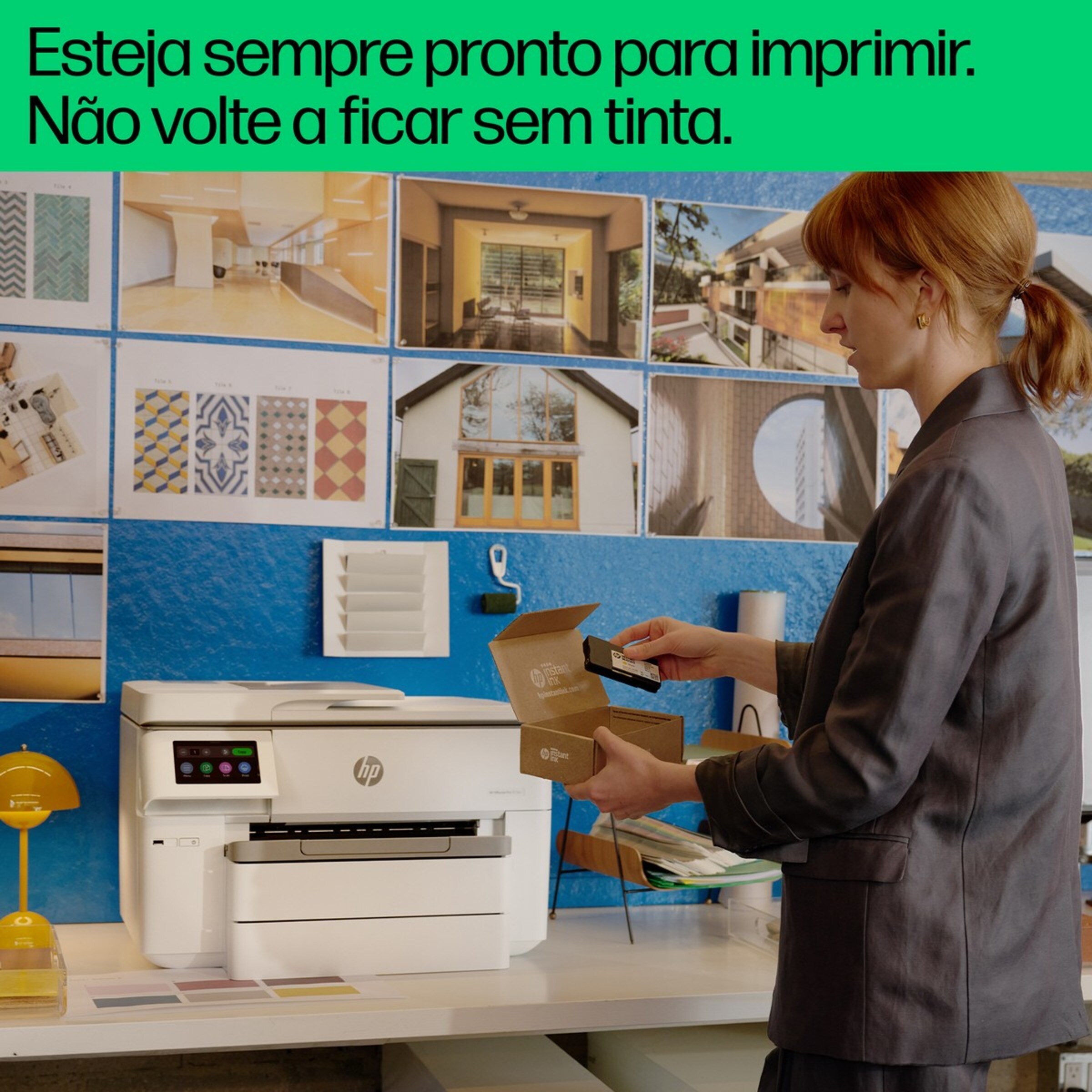 Impressora HP OfficeJet Pro 9730e Multifunções A3, fax digital, Wi-Fi Branco-5