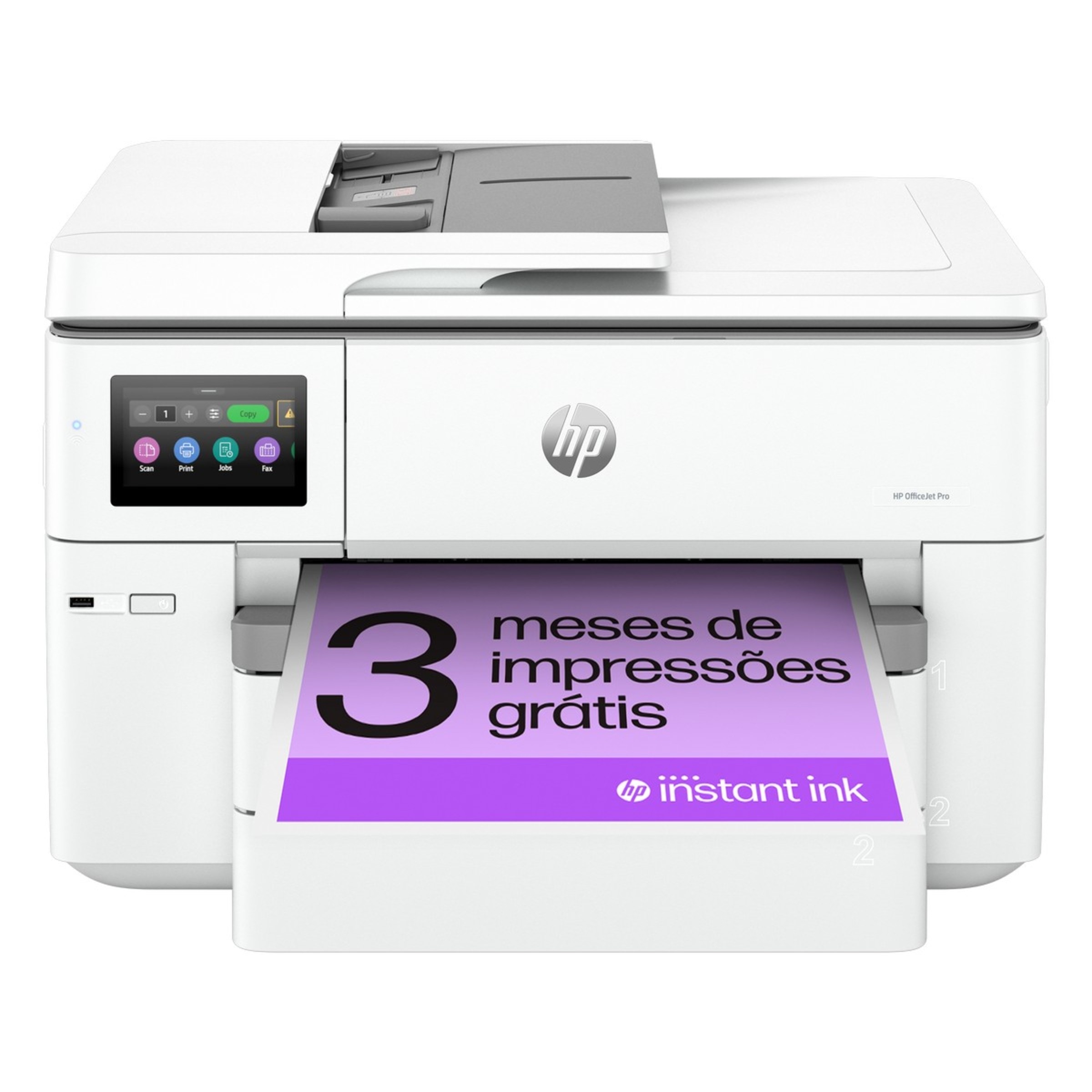 Impressora HP OfficeJet Pro 9730e Multifunções A3, fax digital, Wi-Fi Branco-1