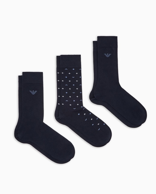 Imagem 0 de Pack de três pares de meias curtas