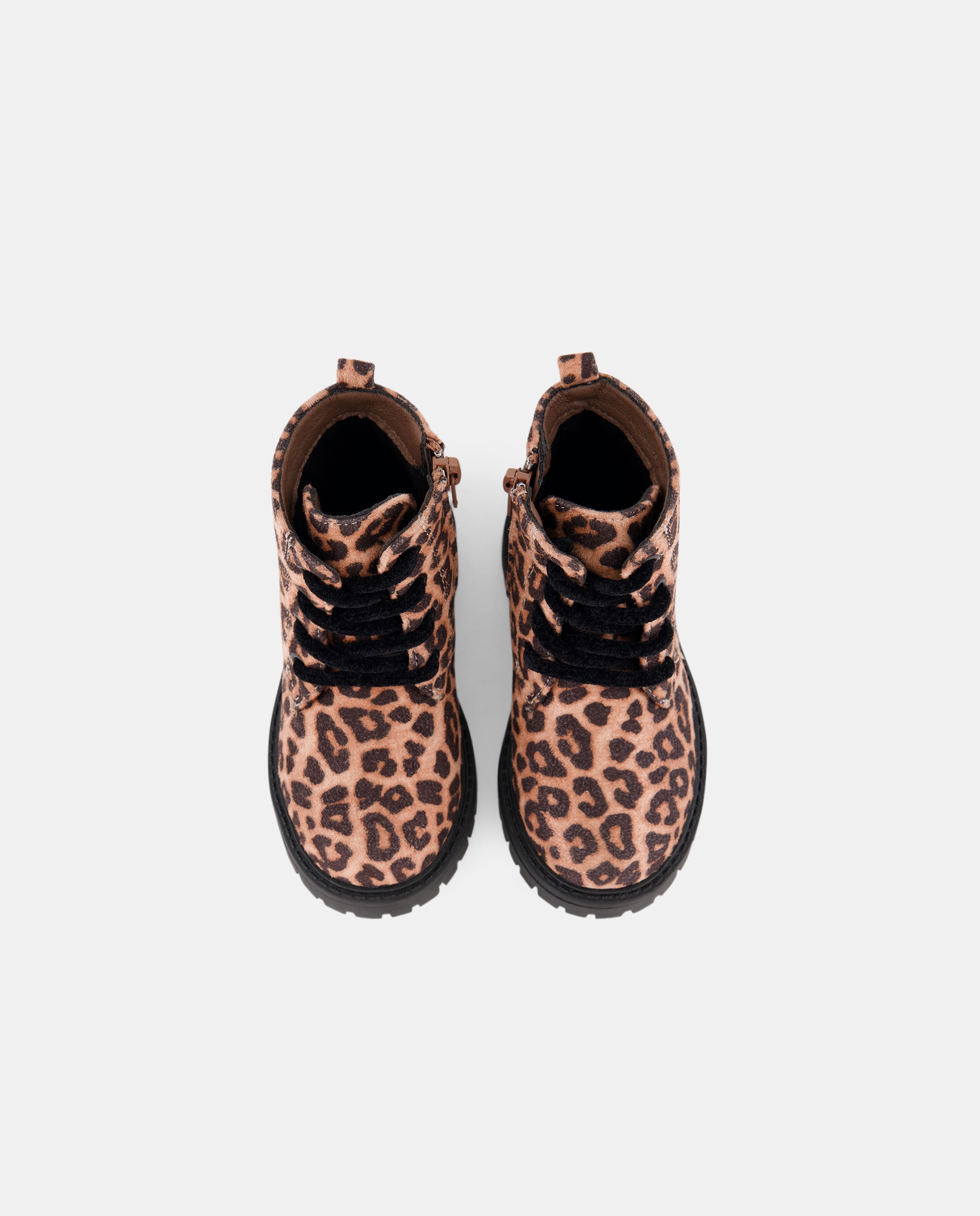 Botas Tipo Combat de Bebé com Atacadores e Fecho de Correr Multicolor-4