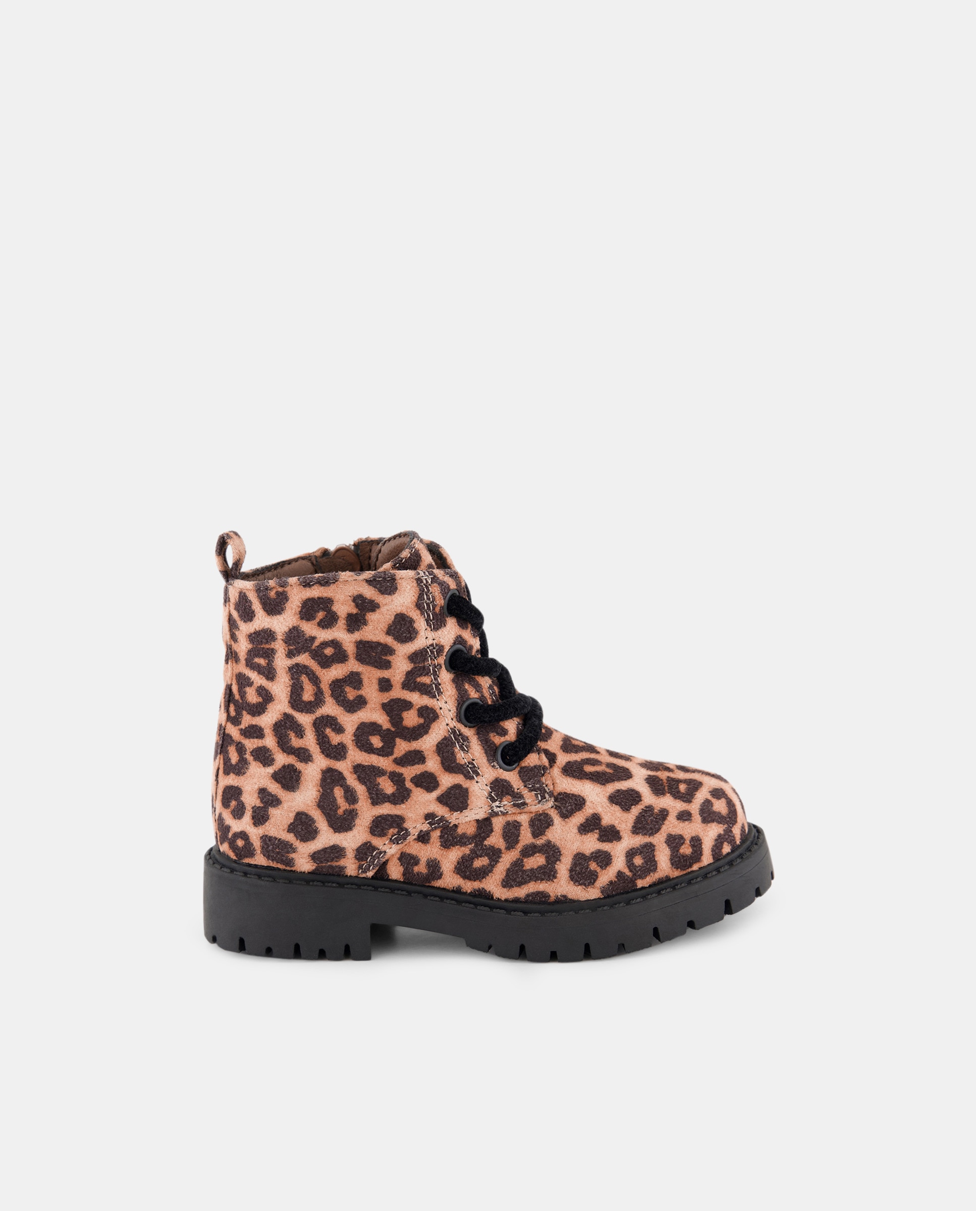 Botas Tipo Combat de Bebé com Atacadores e Fecho de Correr Multicolor-1