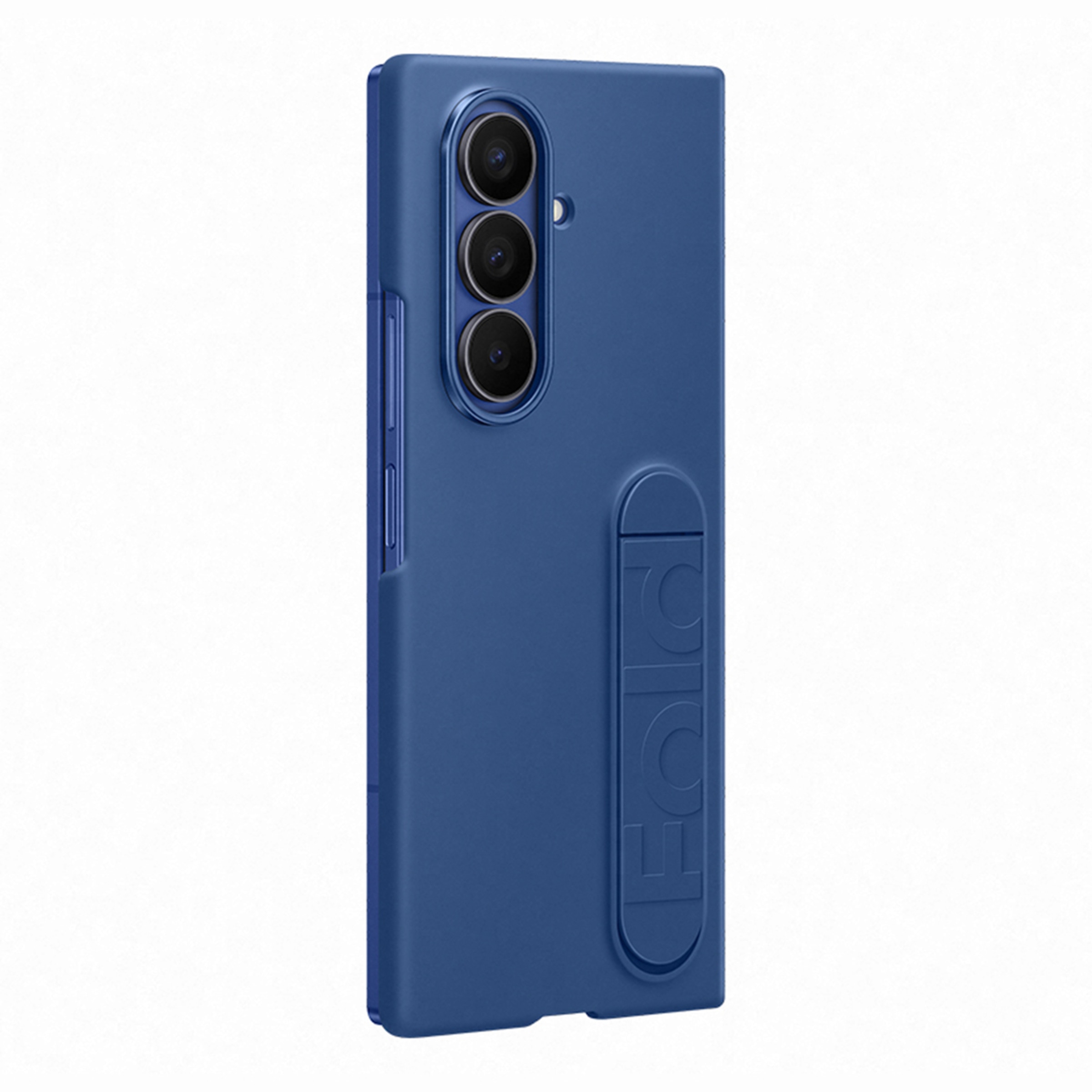 Funda Silicona azul Samsung + Protector de pantalla para Galaxy Z Fold7 Azul-3