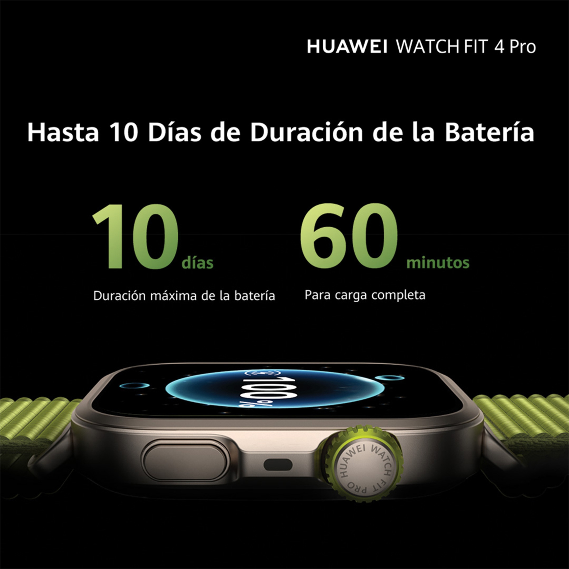Huawei Watch Fit 4 Pro Verde Smartwatch Titanio-13