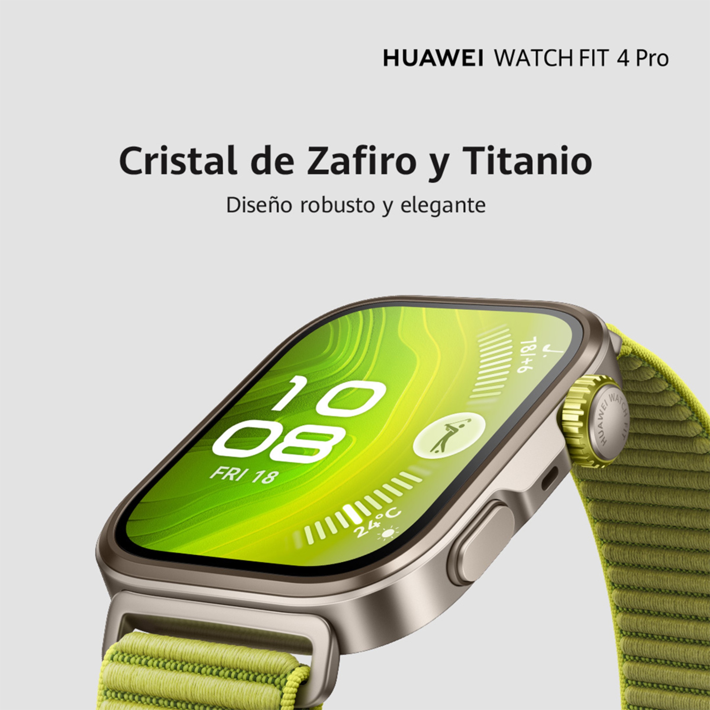 Huawei Watch Fit 4 Pro Verde Smartwatch Titanio-9