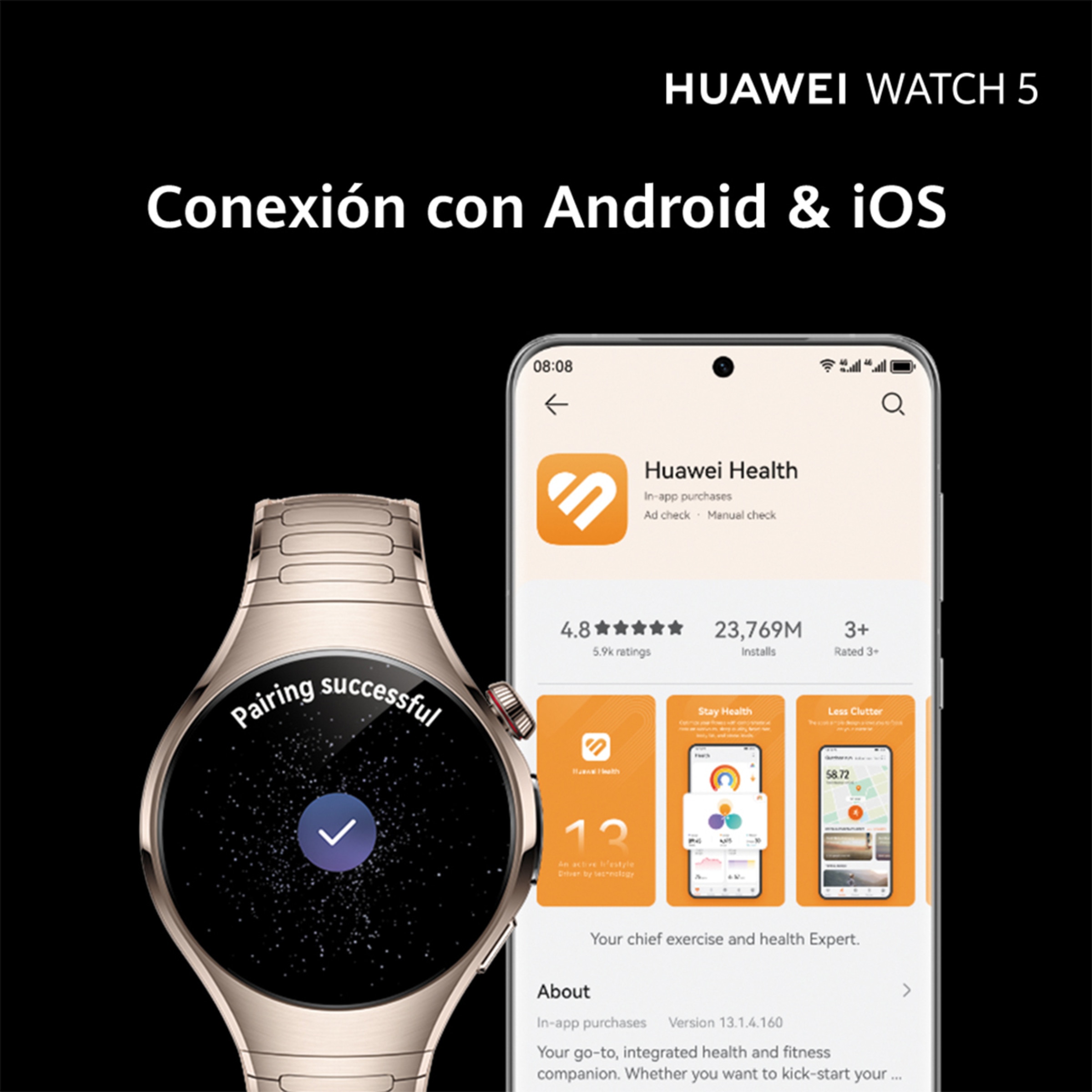 Apps Configurar Reloj Huawei Gt Huawei Watch 46 Mm Negro
