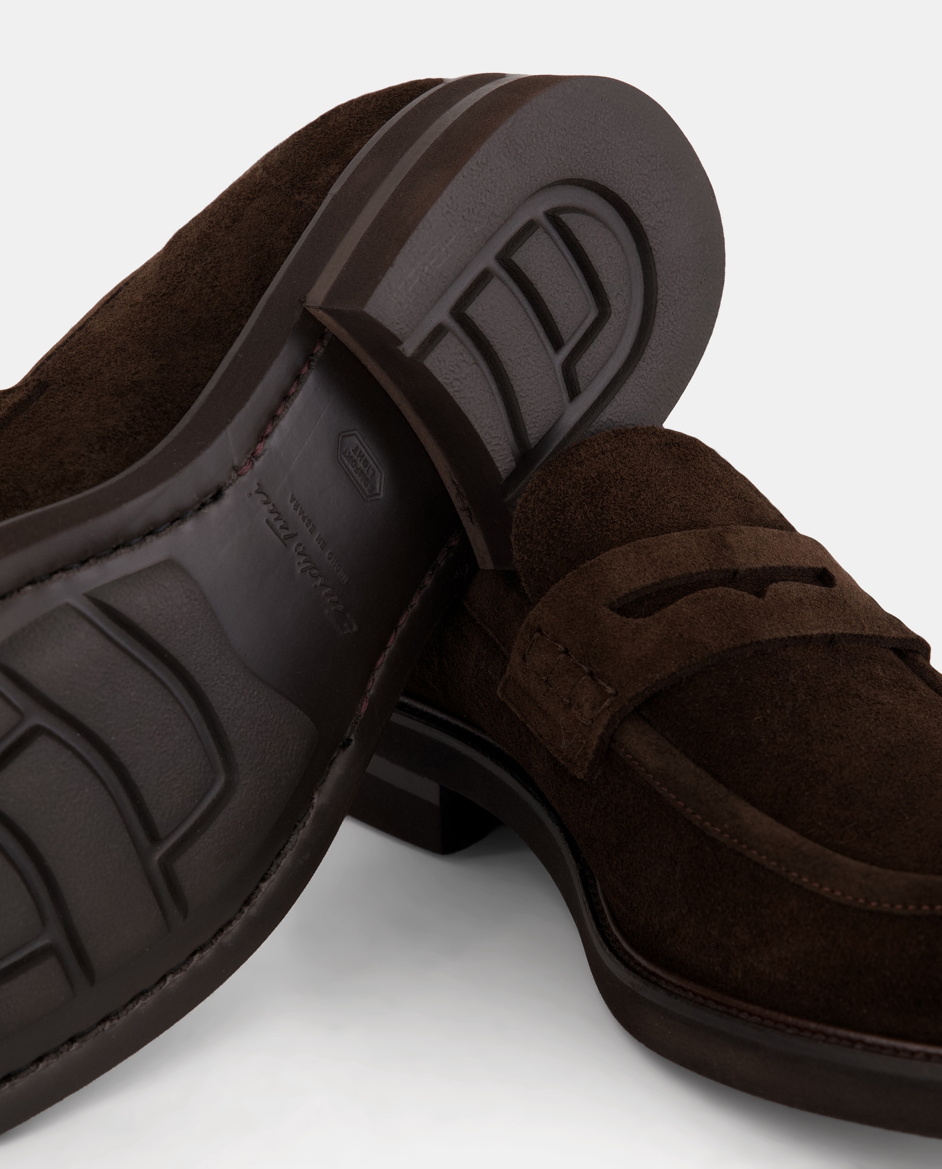Mocassins de Camurça 700 Castanho-5