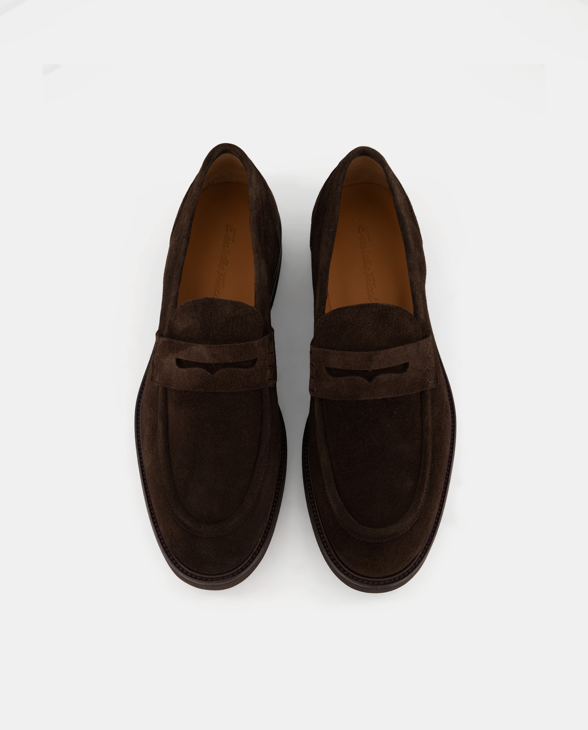 Mocassins de Camurça 700 Castanho-4
