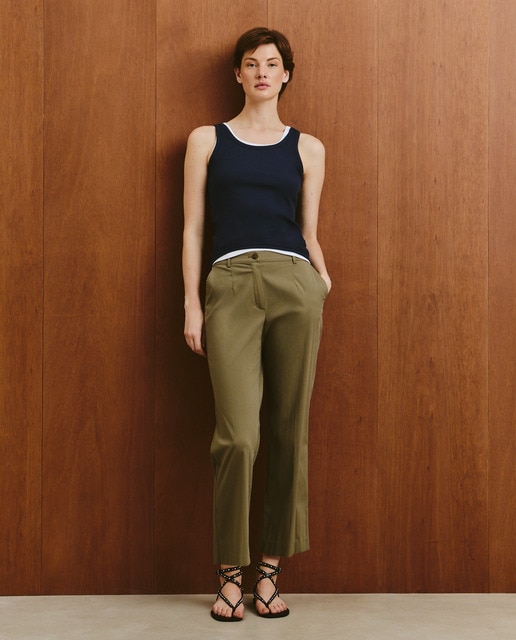 Imagen 0 de Pantalón chino de mujer popelín