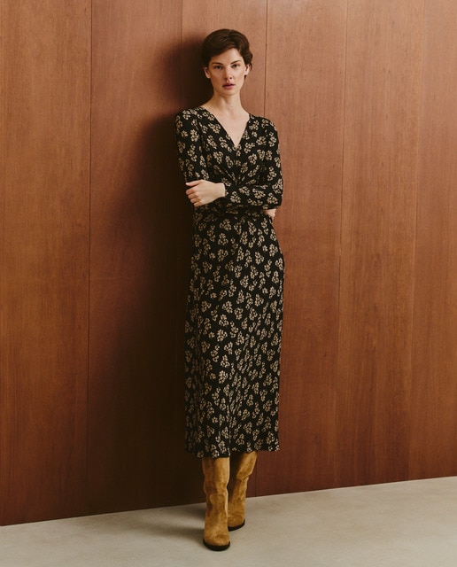 Imagem 0 de Vestido de Malha Estampado
