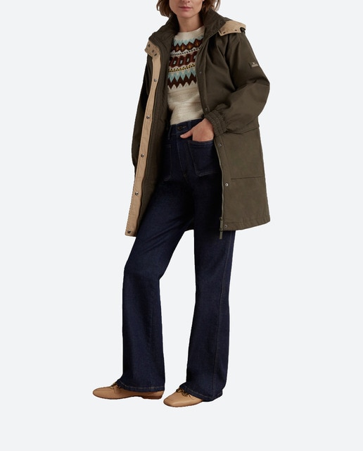 Imagen 0 de Parka de mujer lisa larga