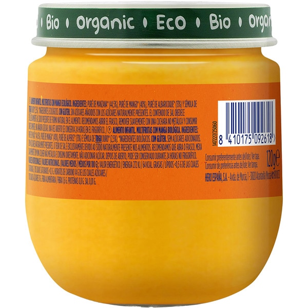 Bio-Gläschen Multifrucht mit Mango ab 6 Monate Einheit 20 g