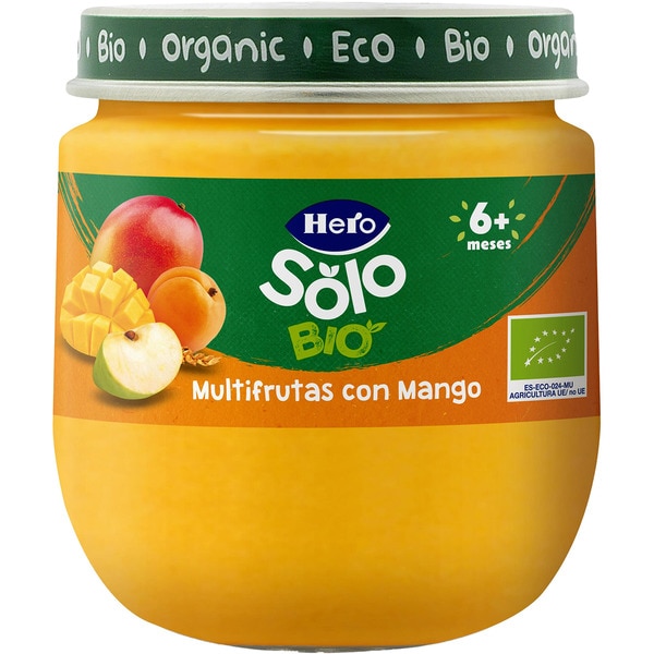Bio-Gläschen Multifrucht mit Mango ab 6 Monate Einheit 20 g
