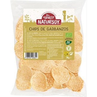 chips de garbanzos ecológicos bolsa 70 g - Natursoy
