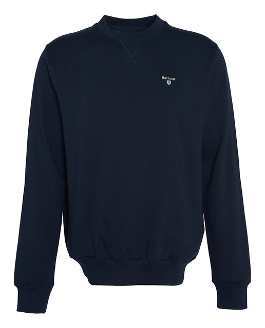 Imagen 0 de Sudadera de cuello redondo con logo de barbour de hombre