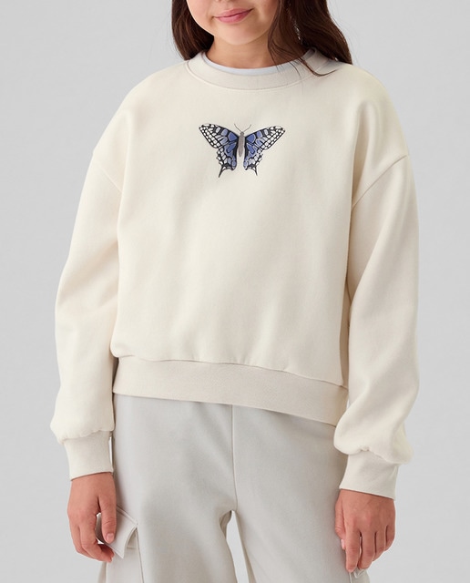 Imagen 0 de Sudadera de niña con estampado frontal