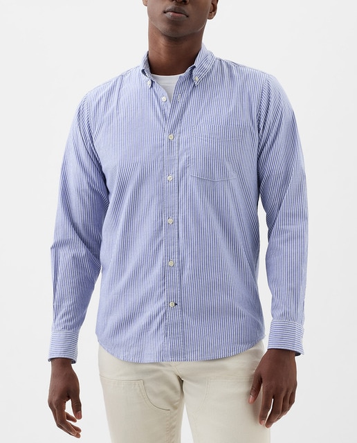 Imagen 0 de Camisa de hombre elástica con rayas