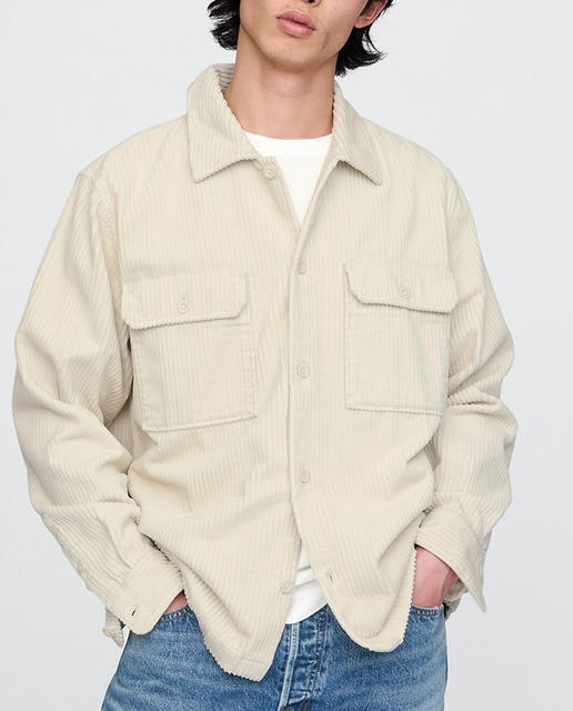 Imagen 0 de Camisa de pana manga larga con puños abotonados