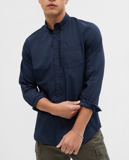 Imagen 0 de Camisa de hombre con estampado de rayas