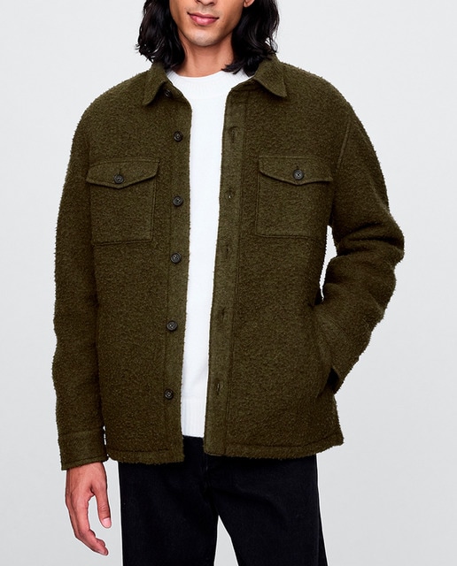 Imagen 0 de Chaqueta de hombre camisera utilitaria texturizada
