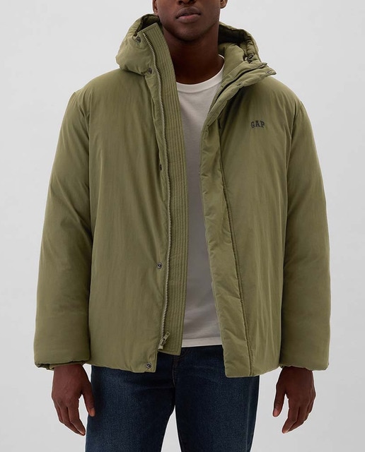 Imagen 0 de Parka de hombre resistente al agua con escote con capucha