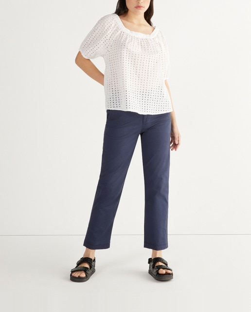 Imagen 0 de Pantalón recto de mujer liso