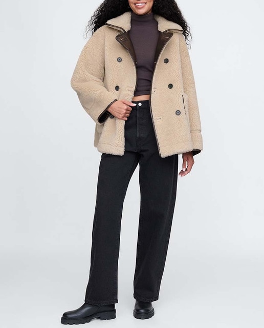 Imagen 0 de Cazadora motera reversible de mujer